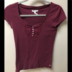 Aeropostale henley as seen on Elena Gilbert